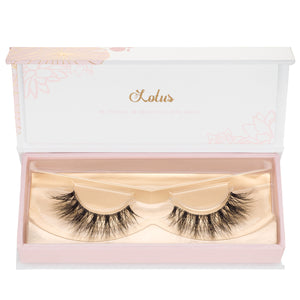no. 121 3D clear band mink lashes luxury lashes lotus lashes in packaging