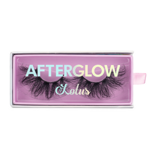 afterglow 25mm shade mink lashes false eyelashes in package