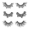 the naughty set 25 mm faux mink lashes false eyelashes lotus lashes out of packaging