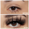 high key mink lashes afterglow false eyelashes lotus lashes before after