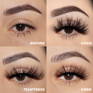 lotus lashes ain't so basic faux mink lashes bundle false eyelashes swatches