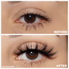 No. FX3 faux mink lashes vegan lotus lashes before and after