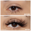 No. FX6 faux mink lashes vegan lotus lashes before and after