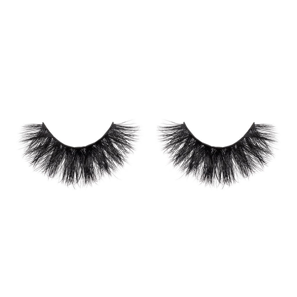 d-luxe mink lashes false eyelashes afterglow lotus lashes out of packaging