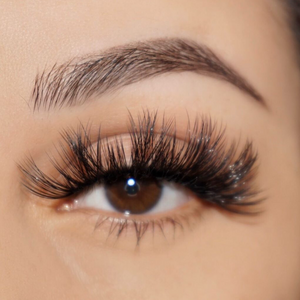 No. FX2 faux mink lashes vegan lotus lashes close up