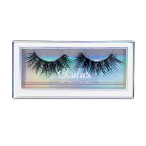 No. FX32 faux mink lashes vegan lotus lashes in packaging