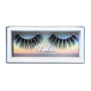 No. FX5 faux mink lashes vegan lotus lashes in packaging
