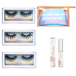 lotus lashes date night bundle faux mink lashes false eyelashes