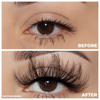 marquise diamond series 25mm mink lashes false eyelashes lotus lashes before and after