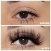 Shook 3d mink lashes false eyelashes afterglow lotus lashes before and after