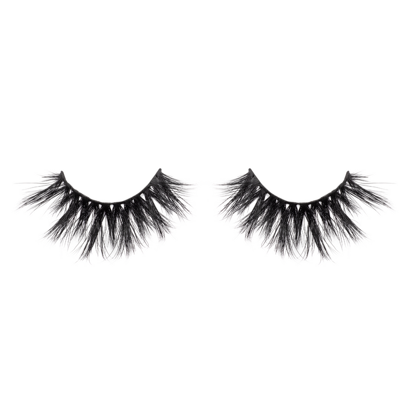 Shook 3d mink lashes false eyelashes afterglow lotus lashes out of packaging