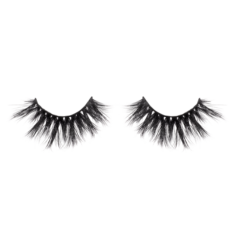 Shook 3d mink lashes false eyelashes afterglow lotus lashes in packaging