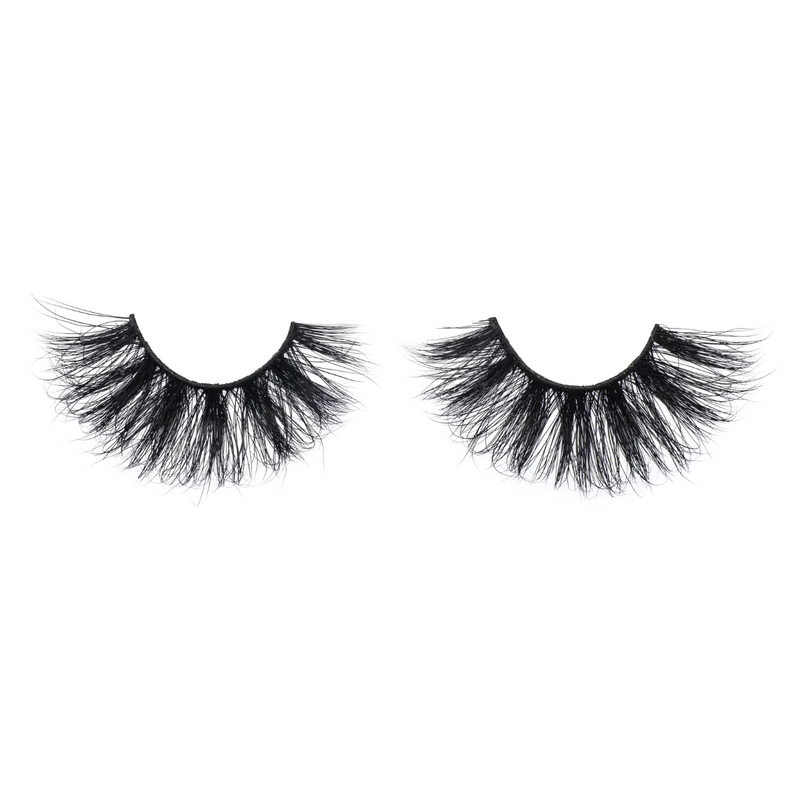 afterglow 25mm extra mink lashes false eyelashes out of packaging