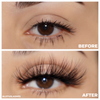 femme fatale 25 mm faux mink lashes false eyelashes lotus lashes before and after
