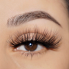 femme fatale 25 mm faux mink lashes false eyelashes lotus lashes close up