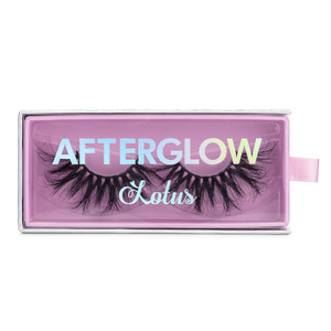 afterglow 25mm flex mink lashes false eyelashes in package