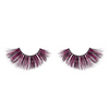 afterglow toxic 25mm colored mink lashes purple false eyelashes lotus lashes